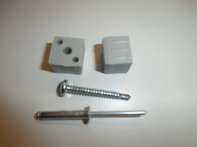 nr.108 Blindverbinding met Popnagel (Dit voor 20/20-1.5) Grijs